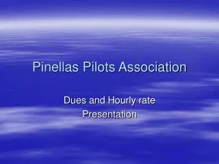 Pinellas Pilots Association