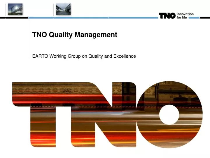 tno quality management