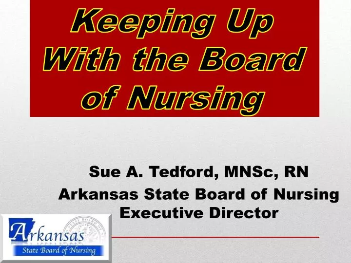 keeping up with the board of nursing