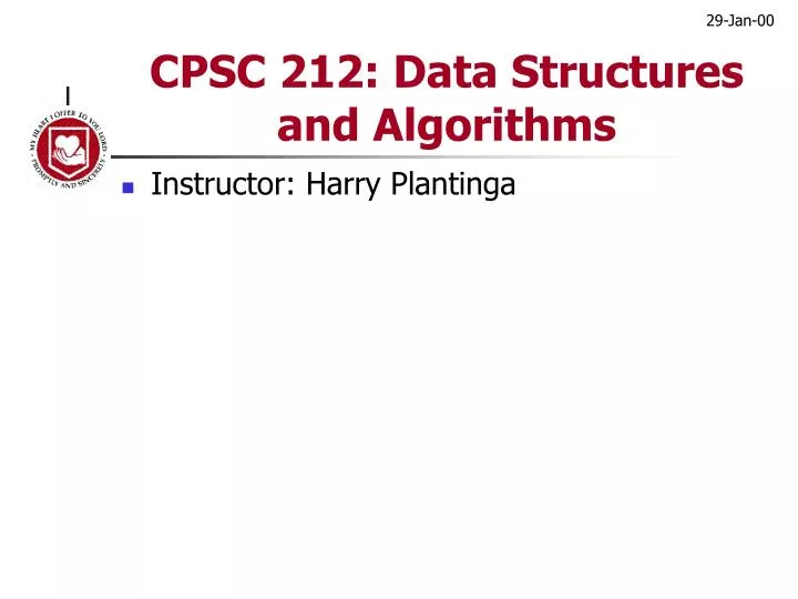 cpsc 212 data structures and algorithms