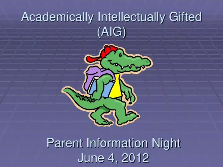 academically intellectually gifted aig