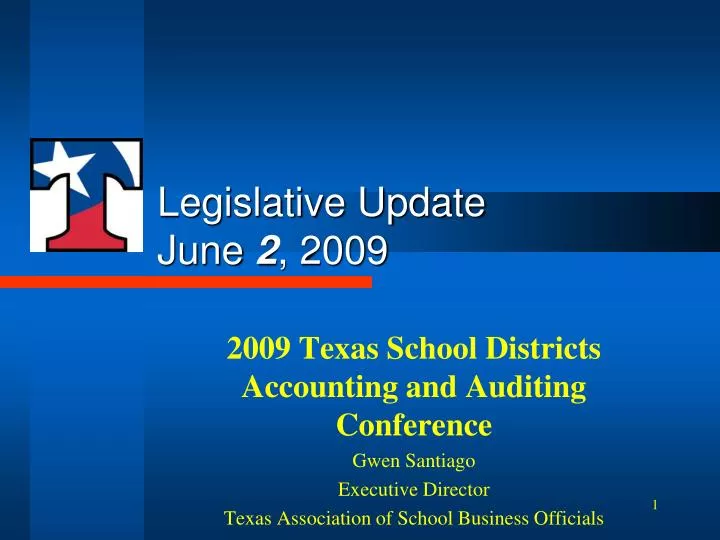legislative update june 2 2009