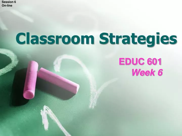 classroom strategies