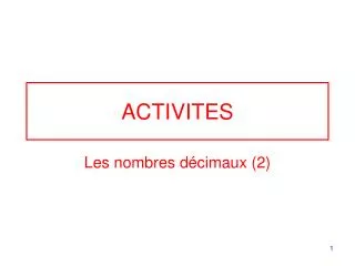 activites