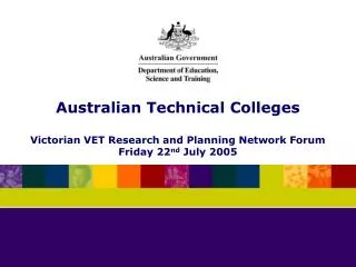 Australian Technical Colleges