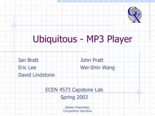 Ubiquitous - MP3 Player
