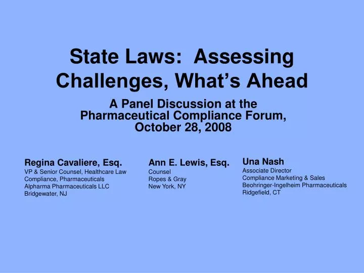 state laws assessing challenges what s ahead