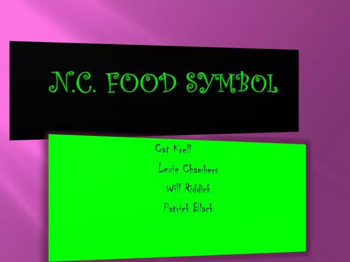 n c food symbol