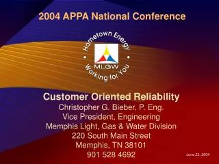 2004 APPA National Conference