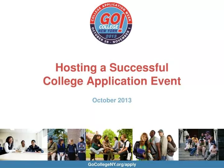 hosting a successful college application event october 2013