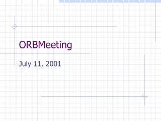 ORBMeeting