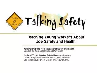 Teaching Young Workers About Job Safety and Health