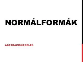 norm lform k