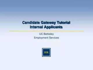 UC Berkeley Employment Services