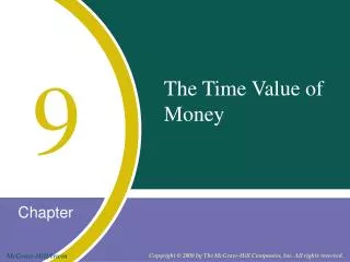 The Time Value of Money