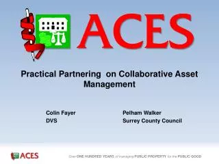 Practical Partnering on Collaborative Asset Management