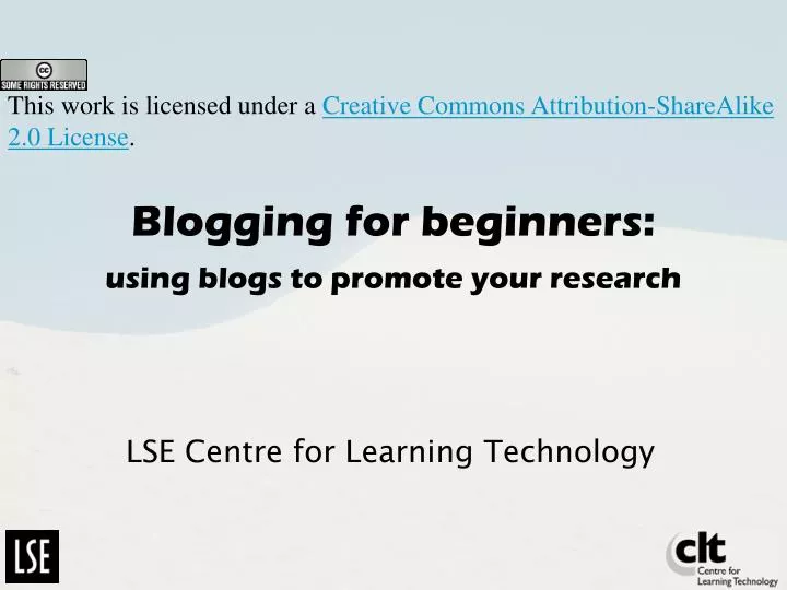 blogging for beginners using blogs to promote your research