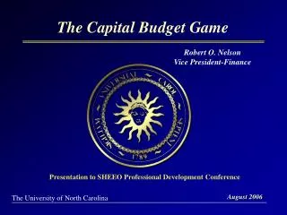 The Capital Budget Game