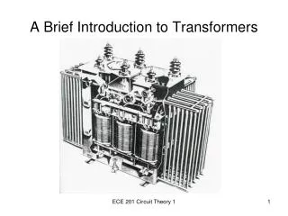 A Brief Introduction to Transformers