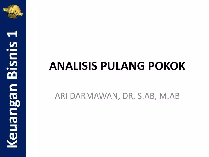 analisis pulang pokok