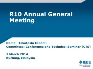 R10 Annual General Meeting