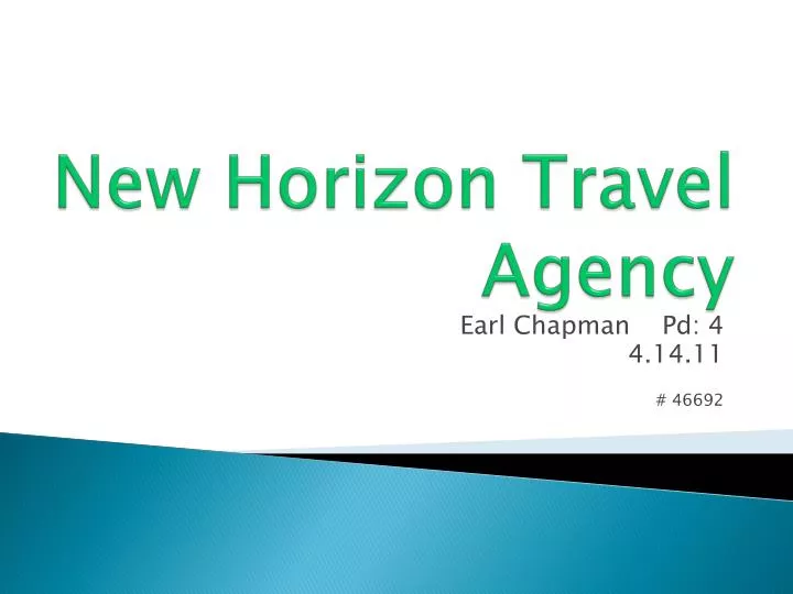 new horizon travel agency
