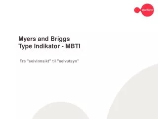 myers and briggs type indikator mbti