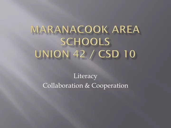 maranacook area schools union 42 csd 10