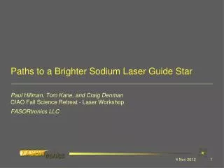 Paths to a Brighter Sodium Laser Guide Star