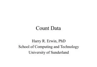 Count Data