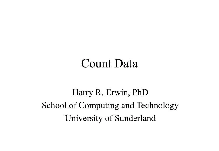 count data