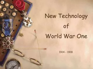 New Technology of World War One