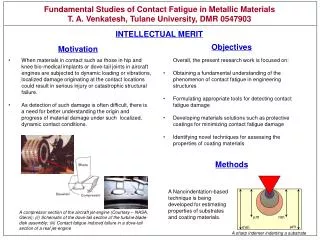 Fundamental Studies of Contact Fatigue in Metallic Materials