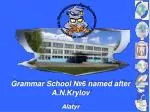 Grammar School №6 named after A.N.Krylov Alatyr - slide 1