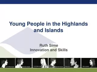 Young People in the Highlands and Islands