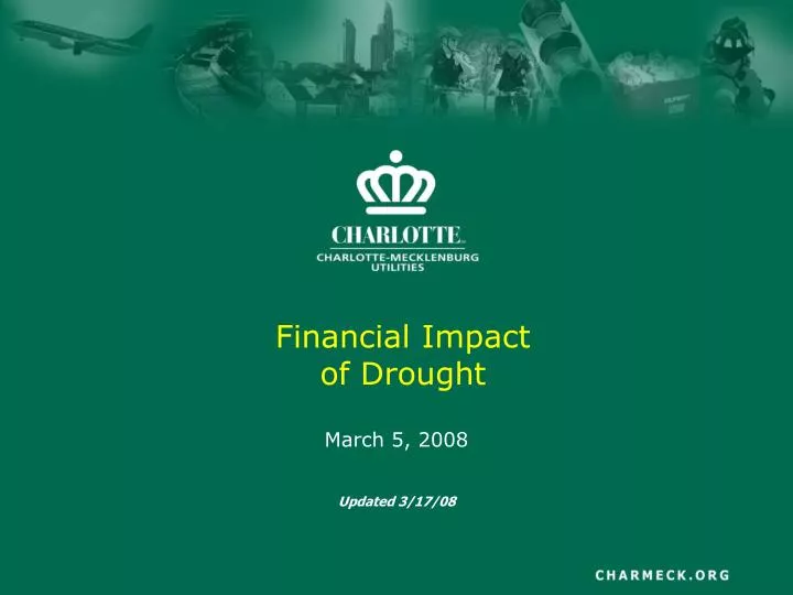 financial impact of drought