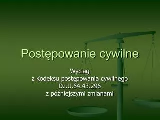 post powanie cywilne