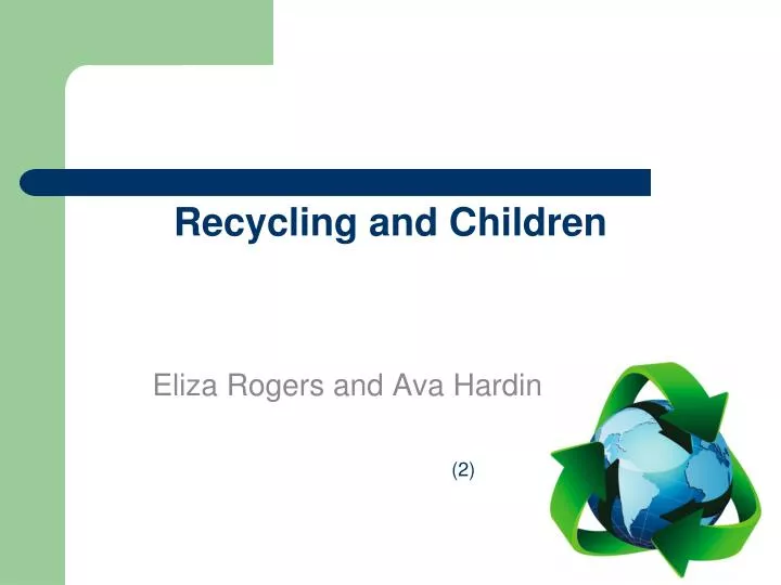 recycling and children