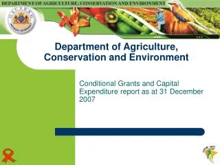 Department of Agriculture, Conservation and Environment