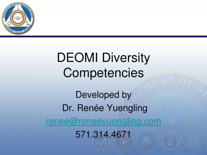 deomi diversity competencies