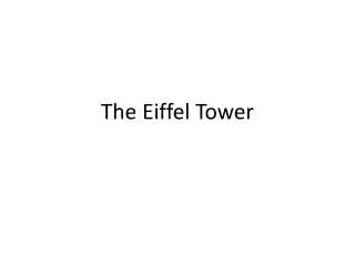 the eiffel tower