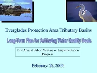 Everglades Protection Area Tributary Basins