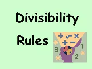 divisibility