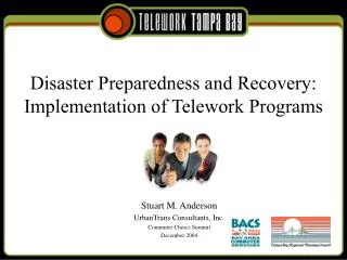 Disaster Preparedness and Recovery: Implementation of Telework Programs