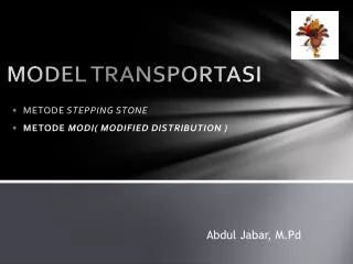 PPT - TRANSPORTASI PowerPoint Presentation, Free Download - ID:6278653