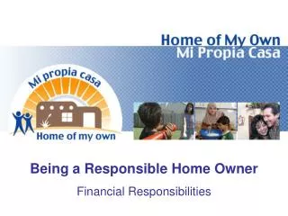 Being a Responsible Home Owner Financial Responsibilities