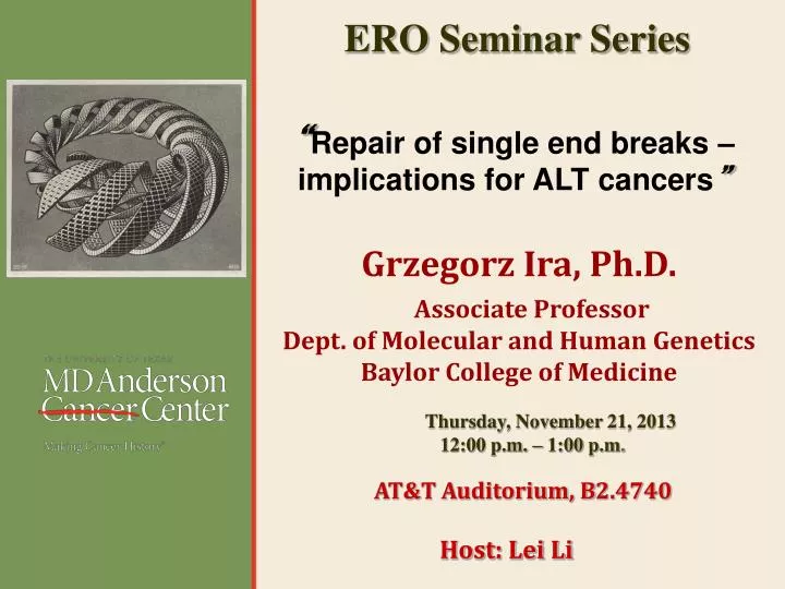 repair of single end breaks implications for alt cancers