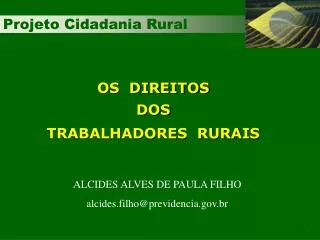os direitos dos trabalhadores rurais