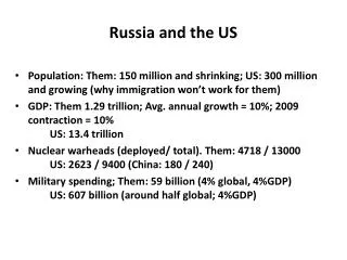 Russia and the US