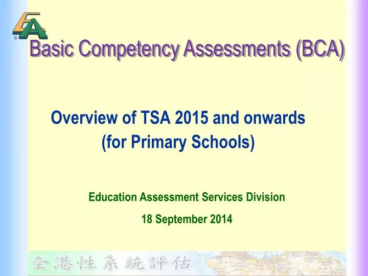 overview of tsa 2015 and onwards for primary schools